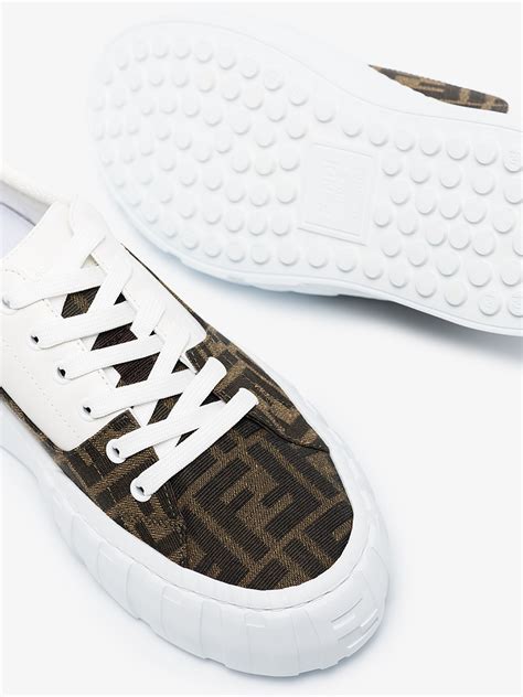 fendi sneakers wit|Fendi sneakers for ladies.